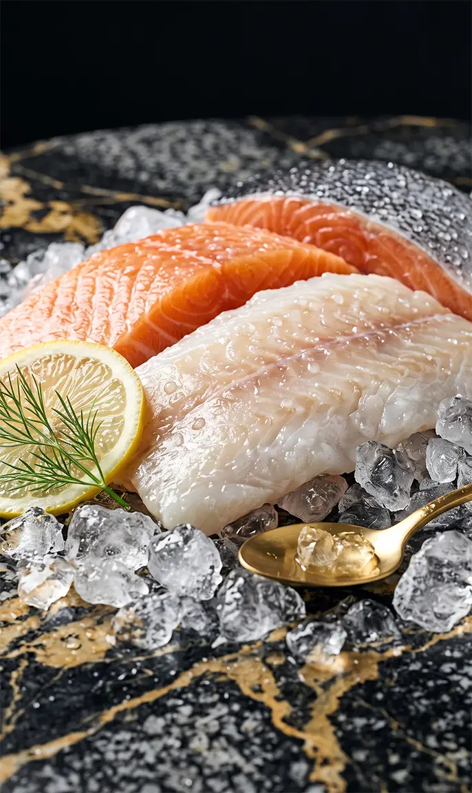 Poisson frais sur glace Boucherie Costa Yverdon arrivage vendredi
